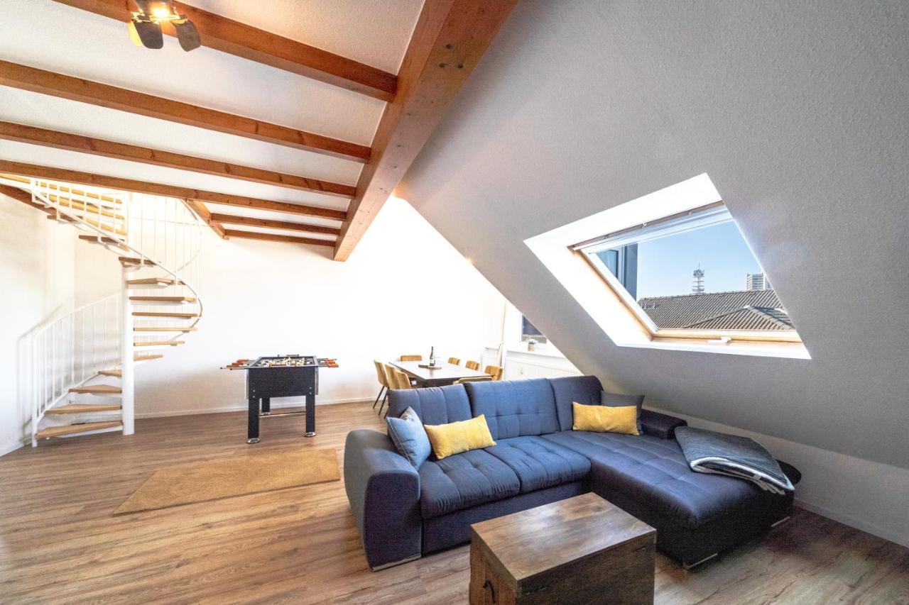 Stylisches Penthouse Zentral Tischfussball 100M2 Wii Hannover Kültér fotó